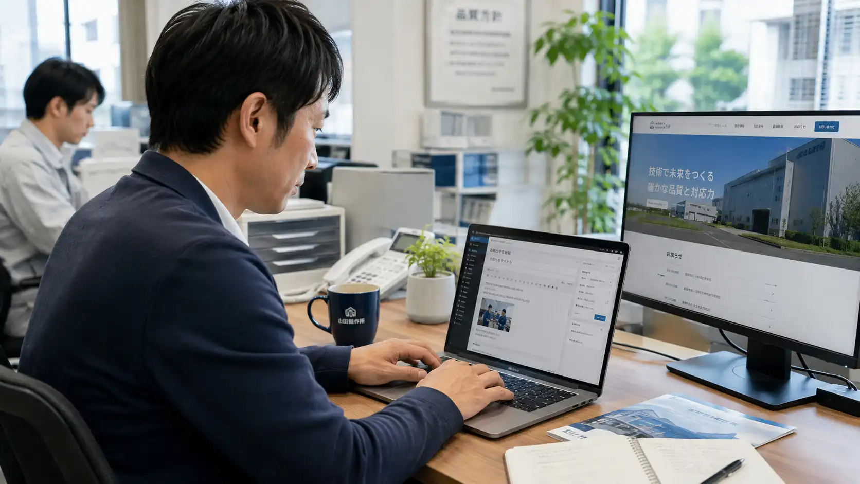 WordPressの更新内容と管理方法を整理する制作イメージ